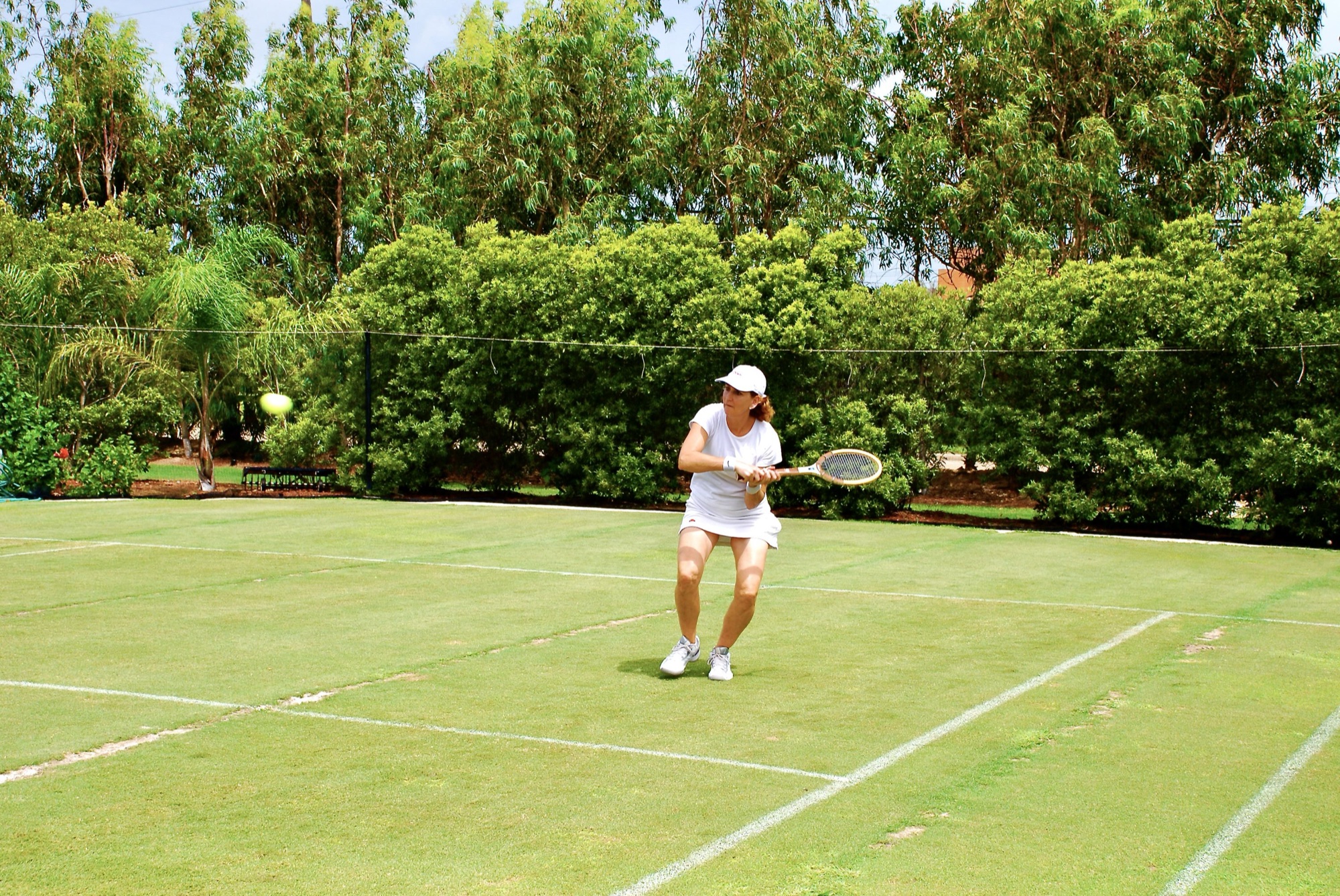 Wimbledon day in all whites